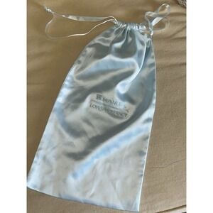 Stanley X Loveshackfancy  blue satin drawstring bag